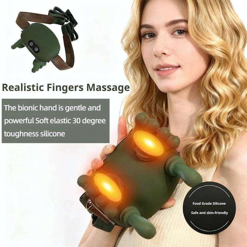 Professional Handheld Neck and Shoulder Massager with Realistic Touch, Three Speed Settings, Unisex - Ideal Christmas Gift