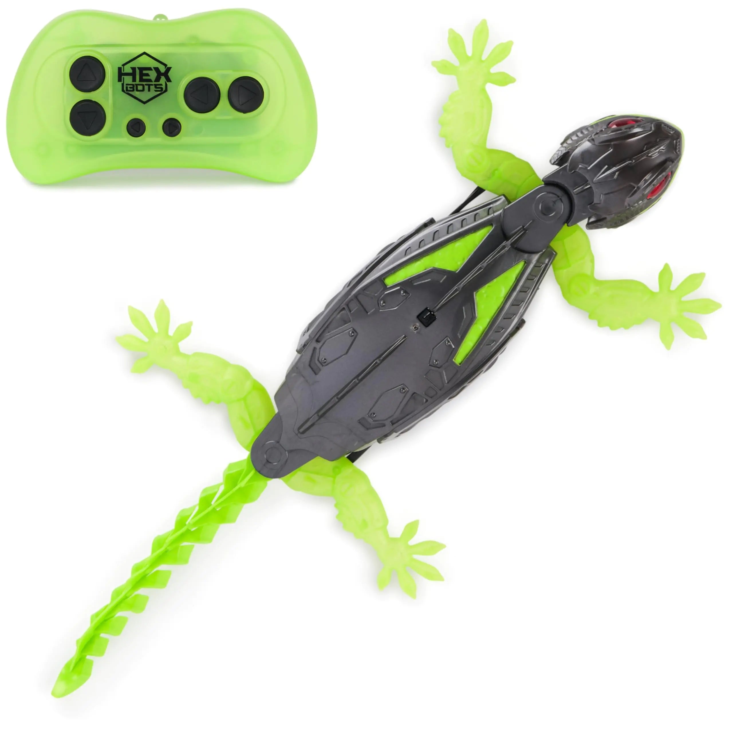 HEX BOTS Wall Crawler Gecko Rechargeable Remote Control Robot Kids Toys Climbs up Walls for Prank Toys & Games RC Robot Toys for Boys & Girls Ages 4 & Up